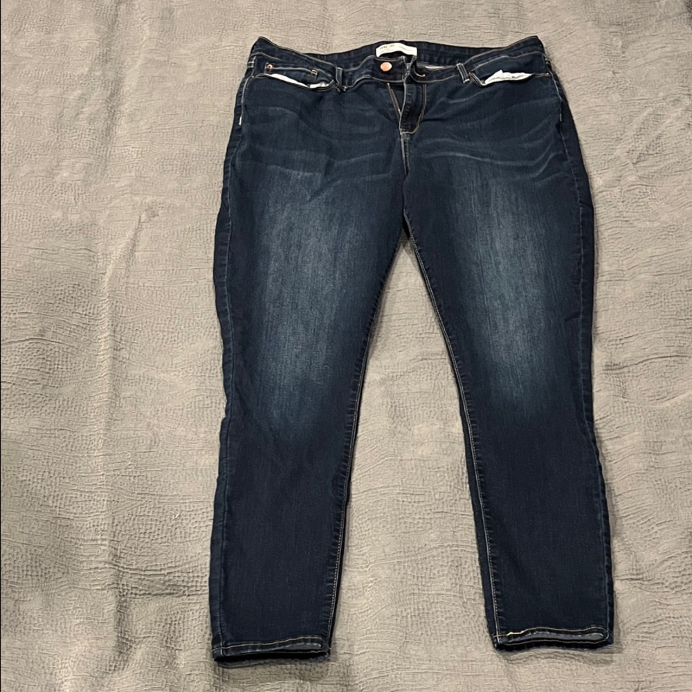 Signature by Levi Strauss Dark Blue Skinny Jeans